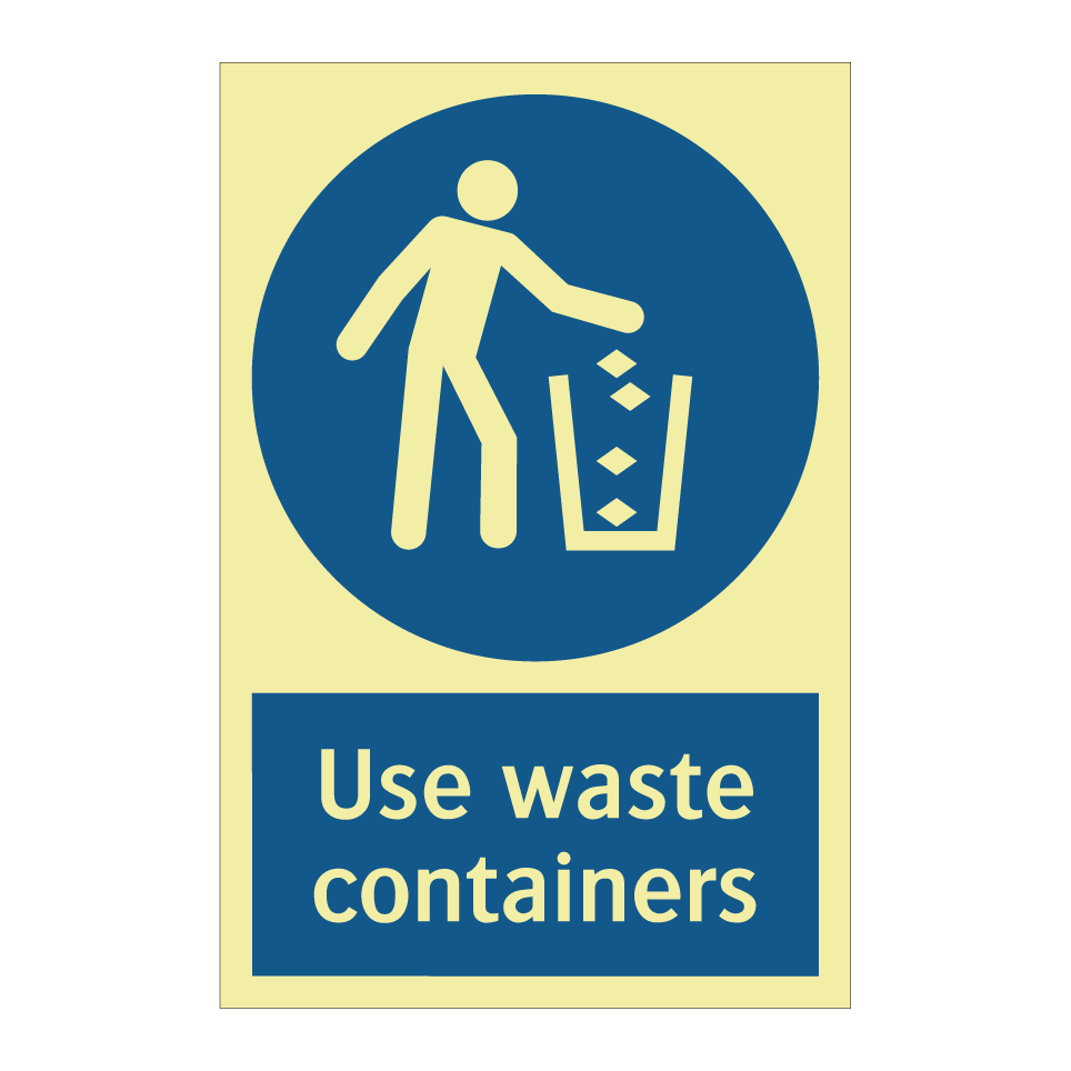Use waste containers
