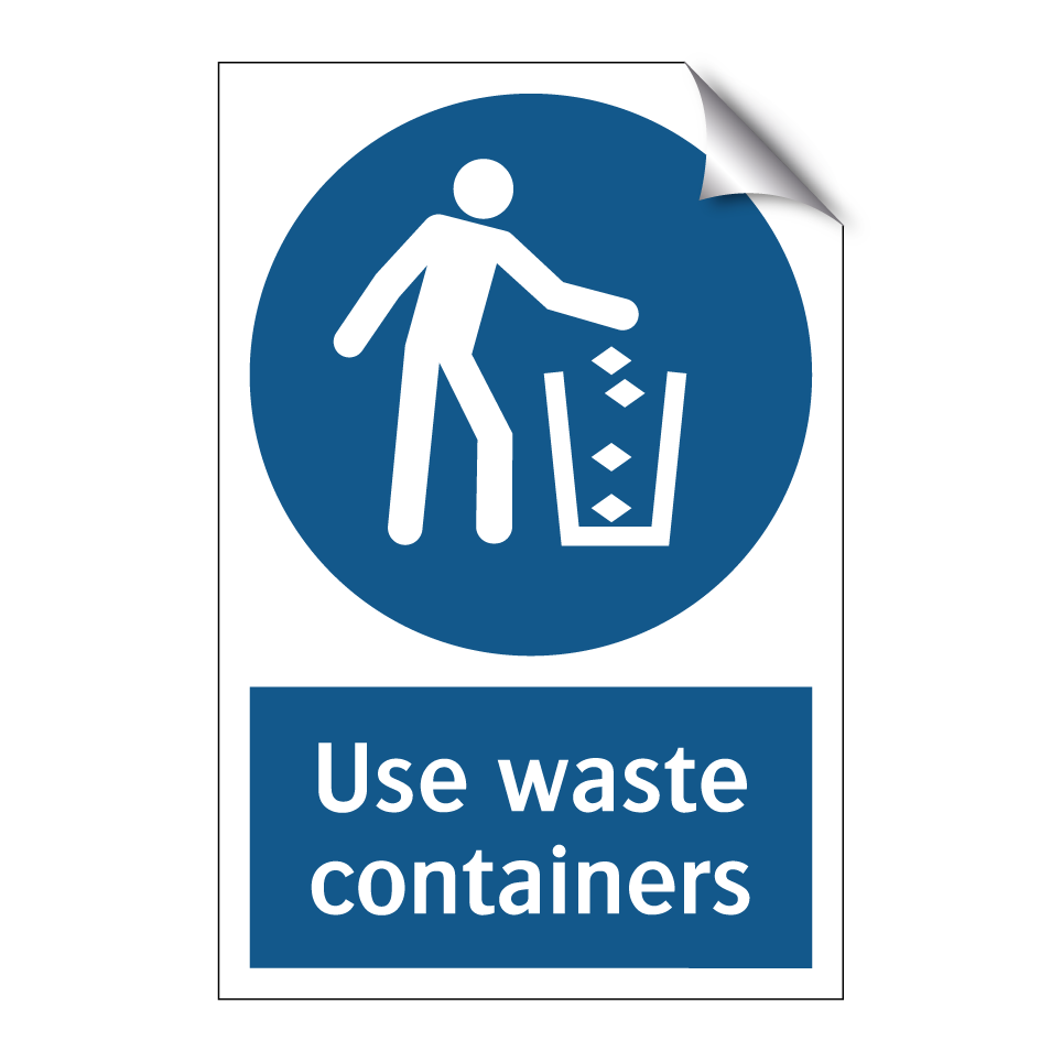 Use waste containers