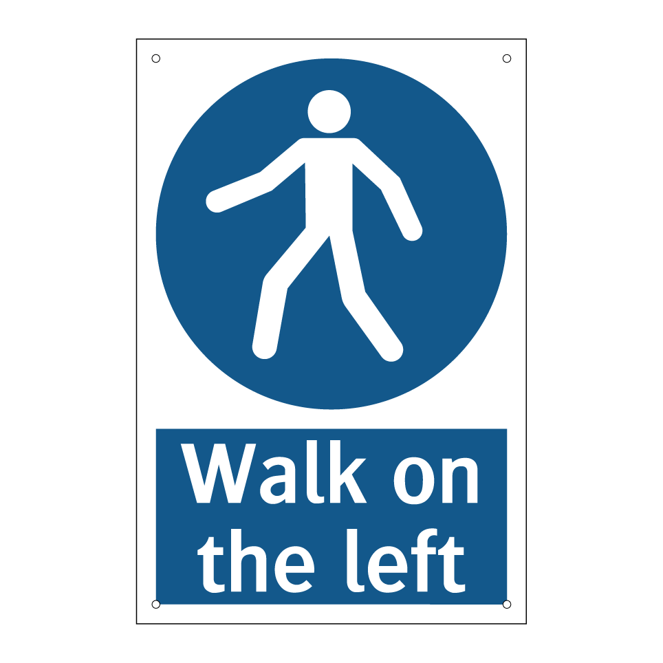 Walk on the left
