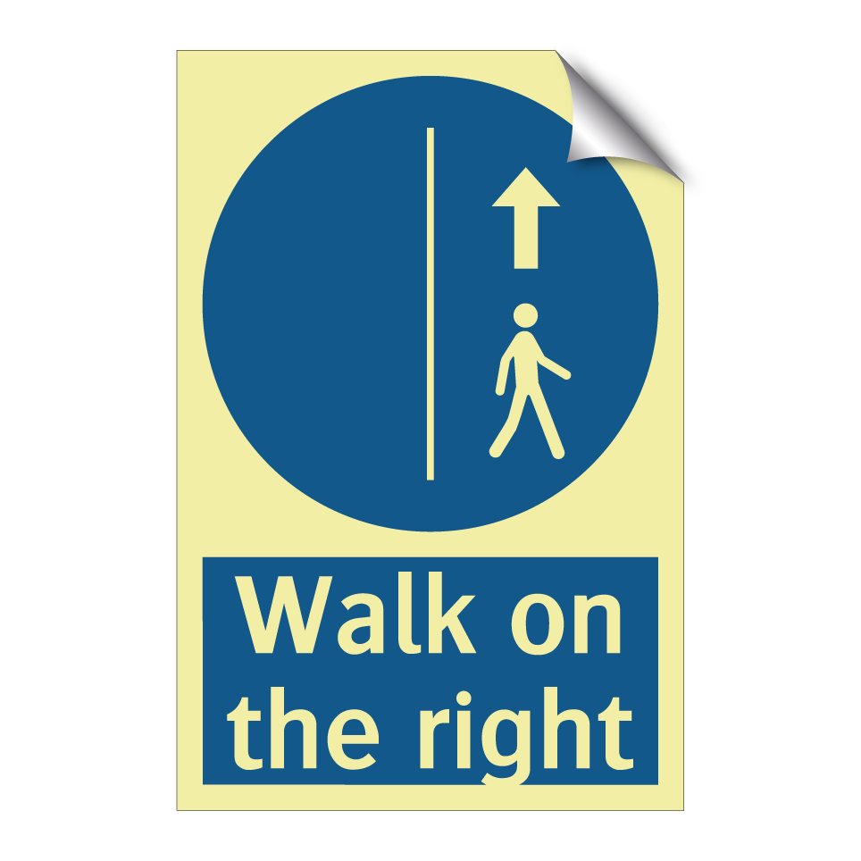 Walk on the right