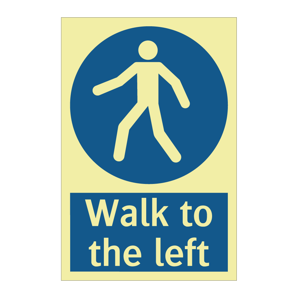 Walk to the left