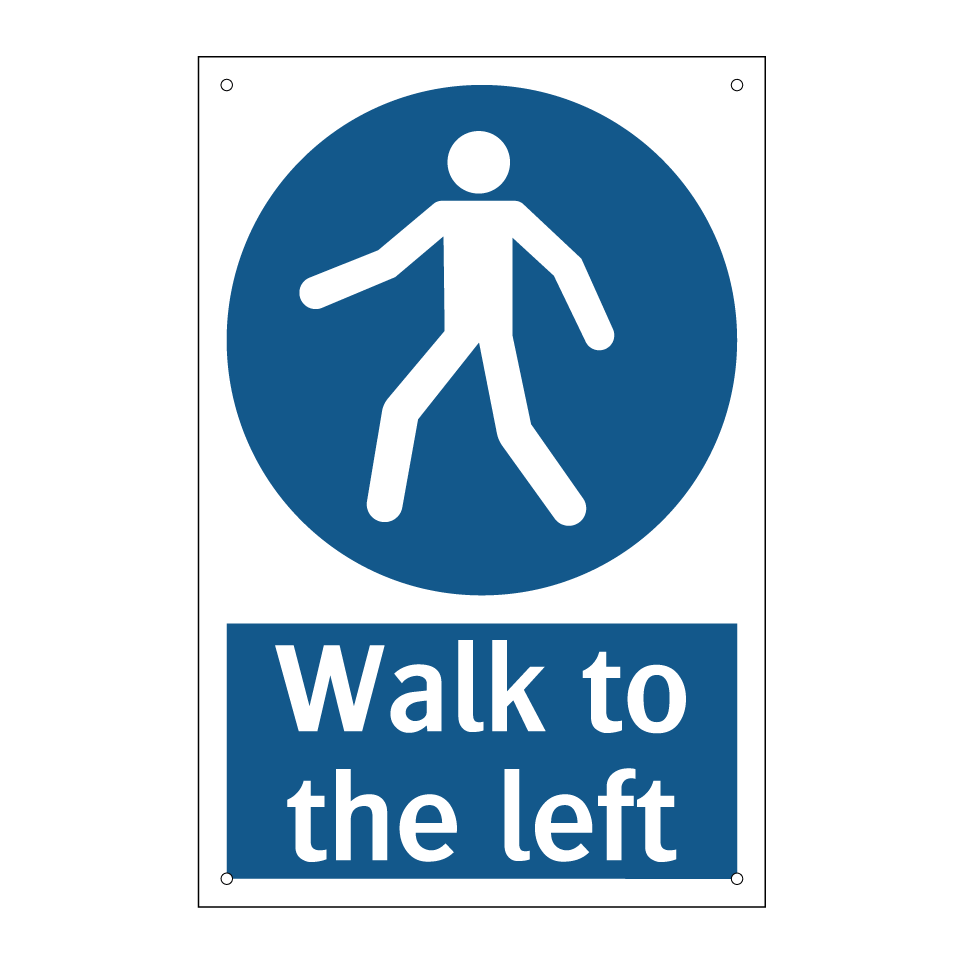 Walk to the left