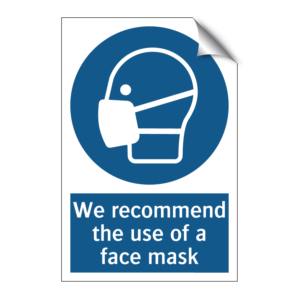We recommend the use of a face mask