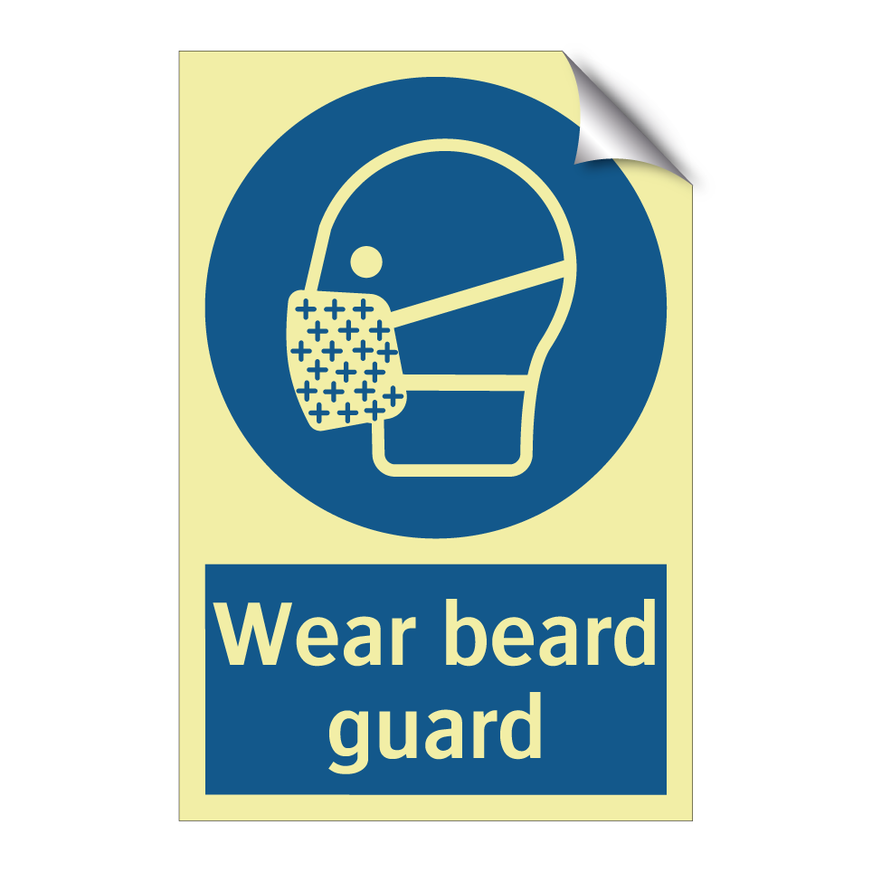 Wear beard guard