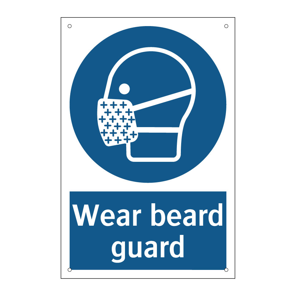 Wear beard guard