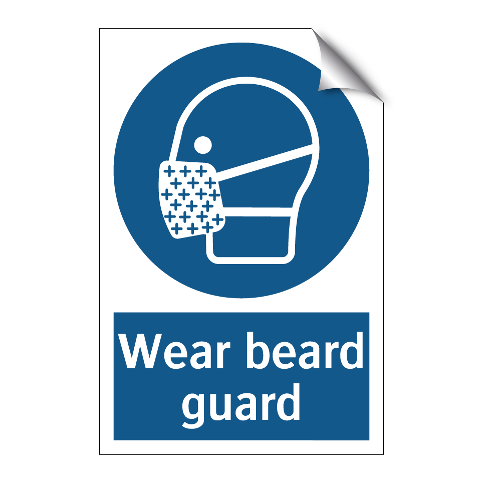 Wear beard guard