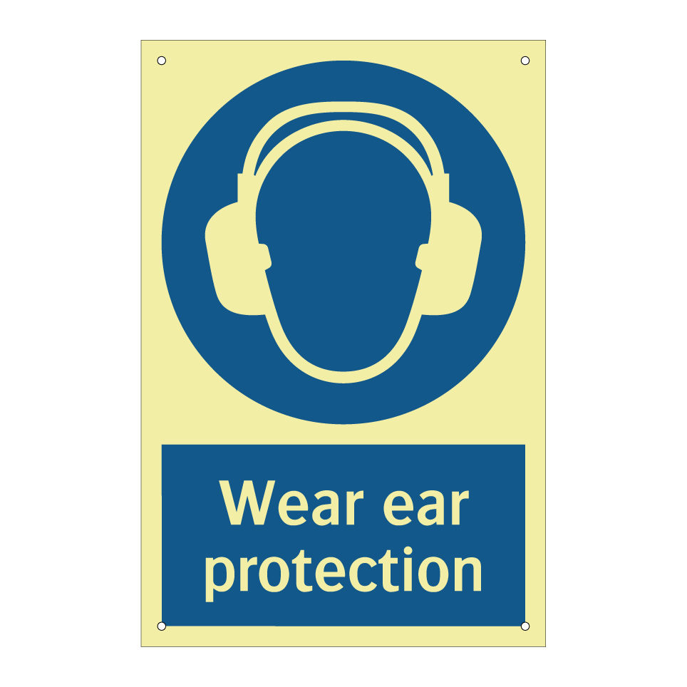 Wear ear protection