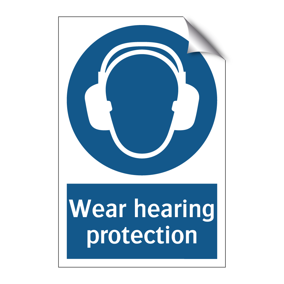 Wear hearing protection