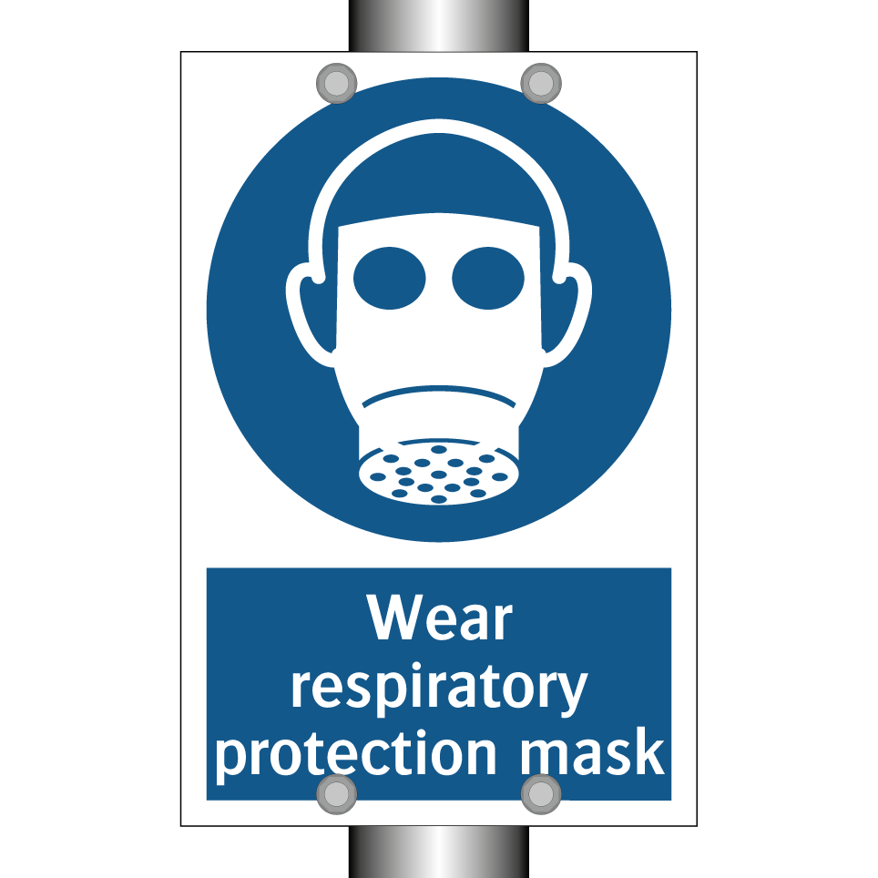 Wear respiratory protection mask