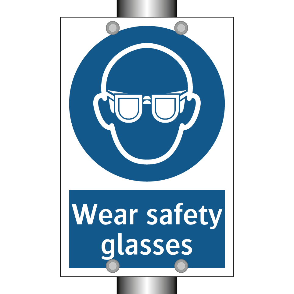 Wear safety glasses