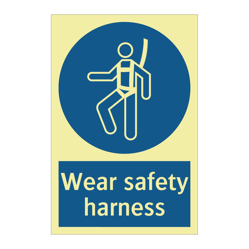 Wear safety harness