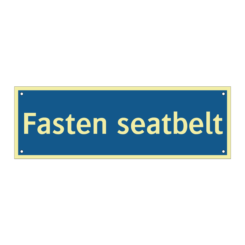 Fasten seatbelt