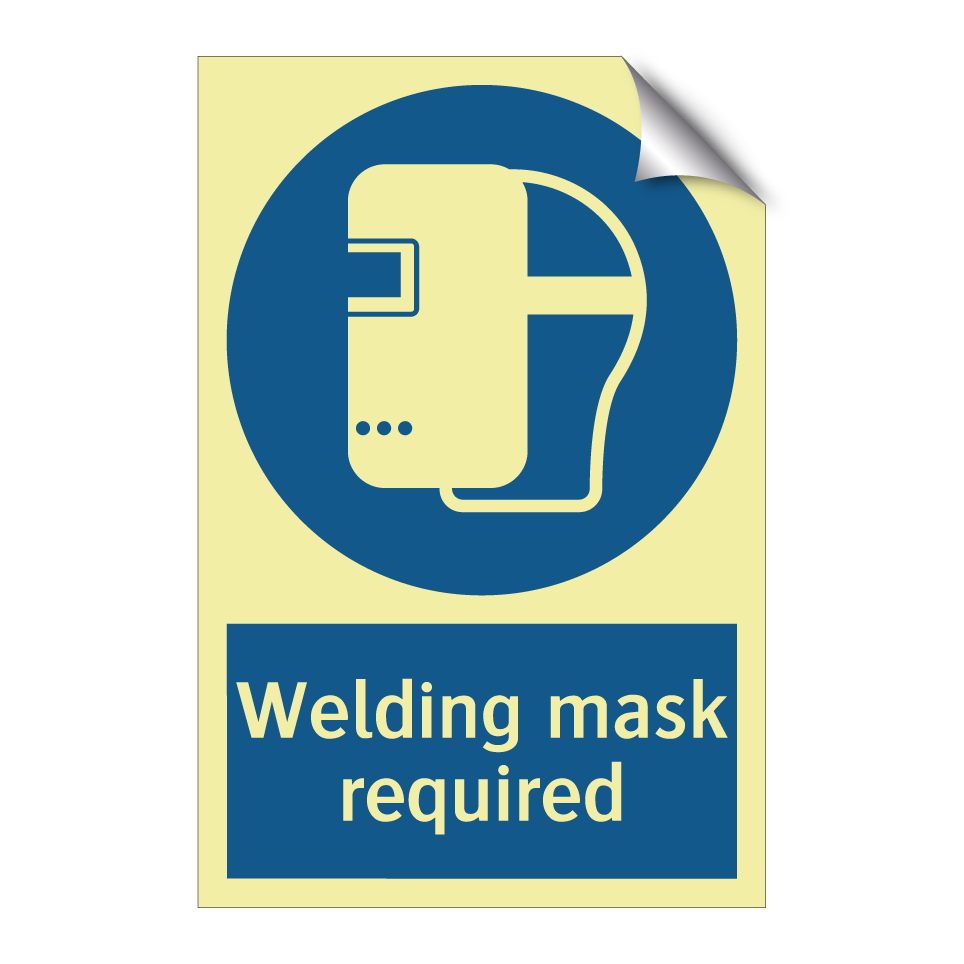 Welding mask required