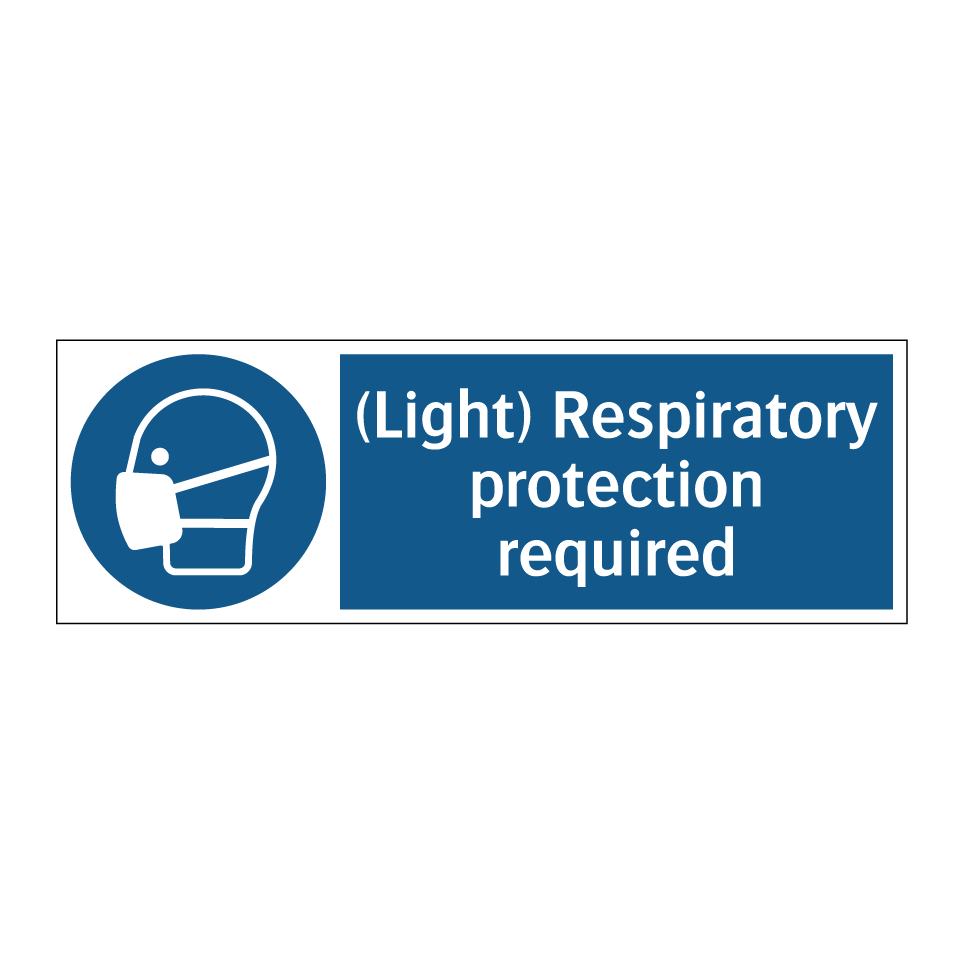(Light) Respiratory protection required