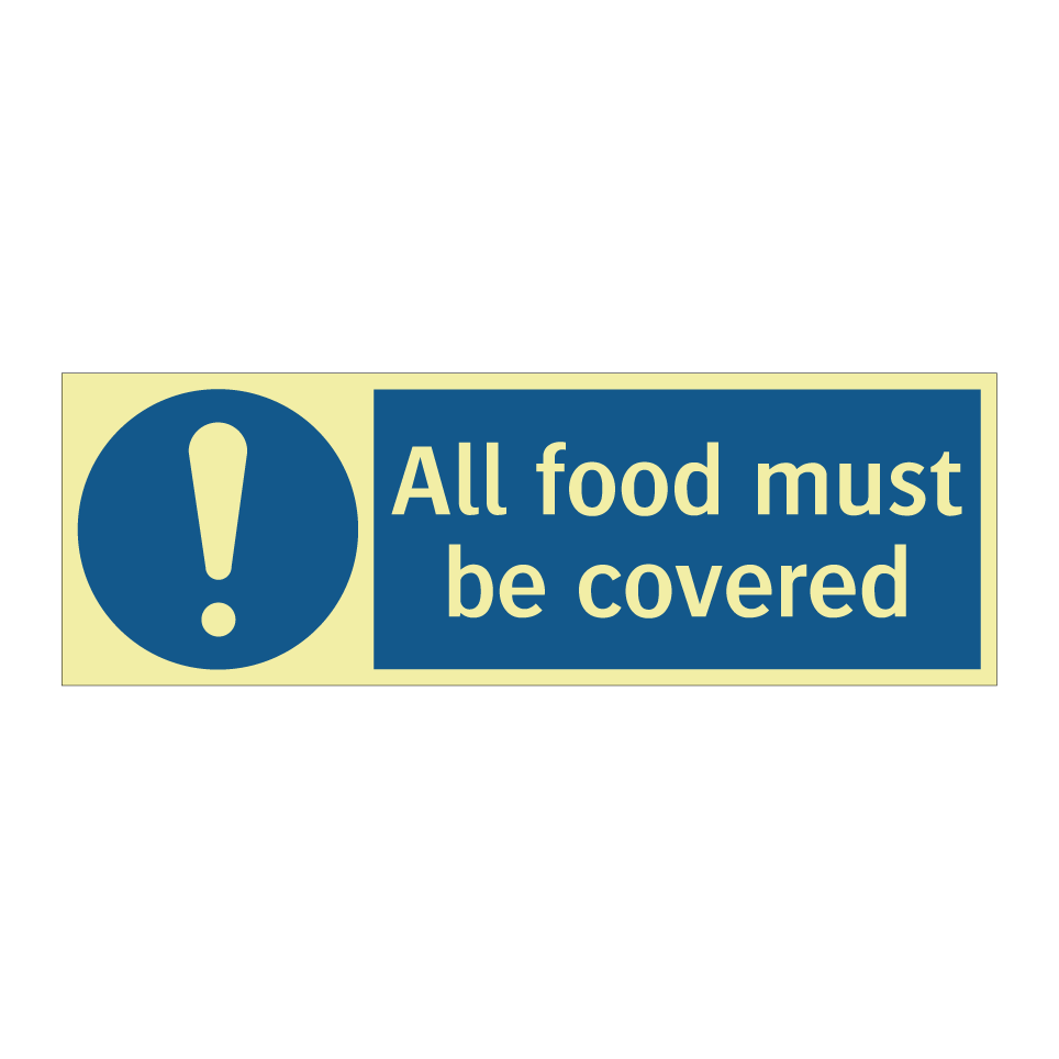 All food must be covered