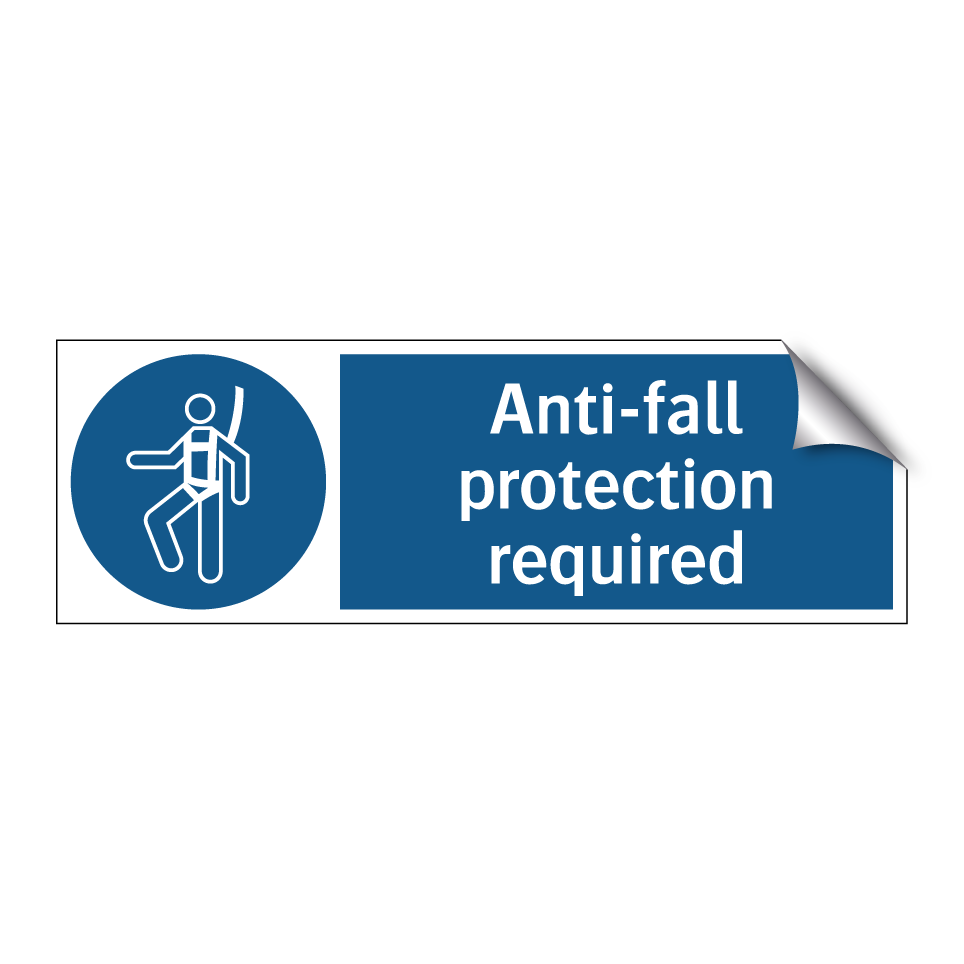 Anti-fall protection required