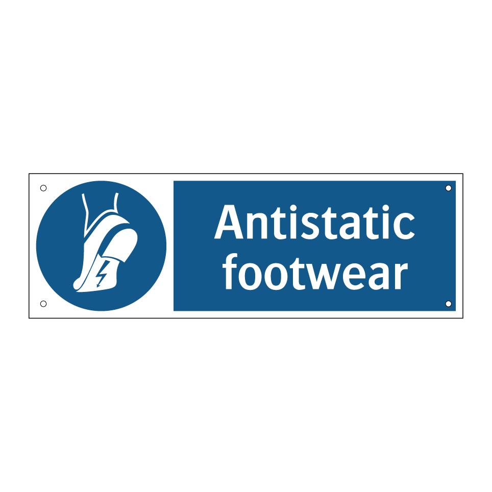 Antistatic footwear