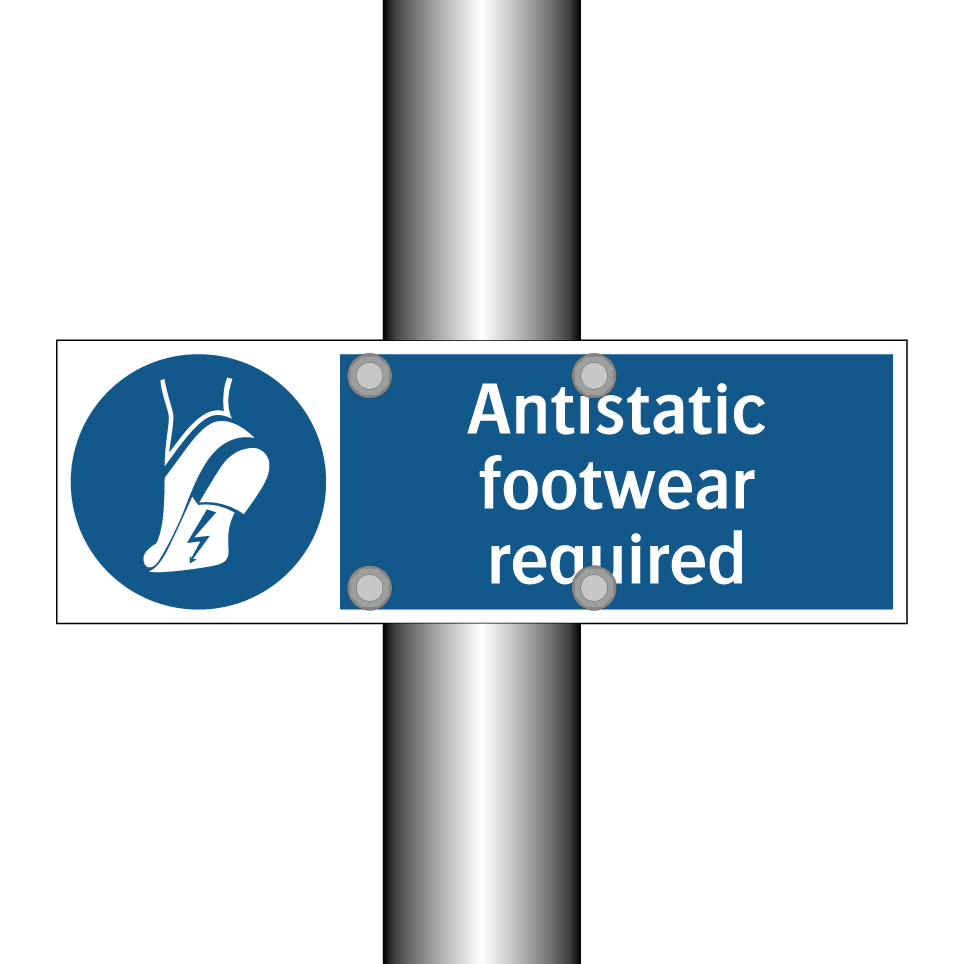 Antistatic footwear required