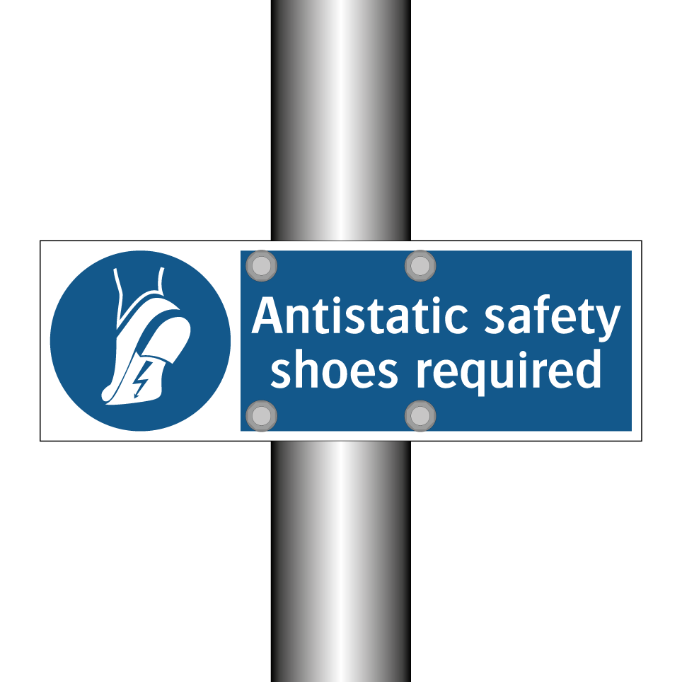 Antistatic safety shoes required