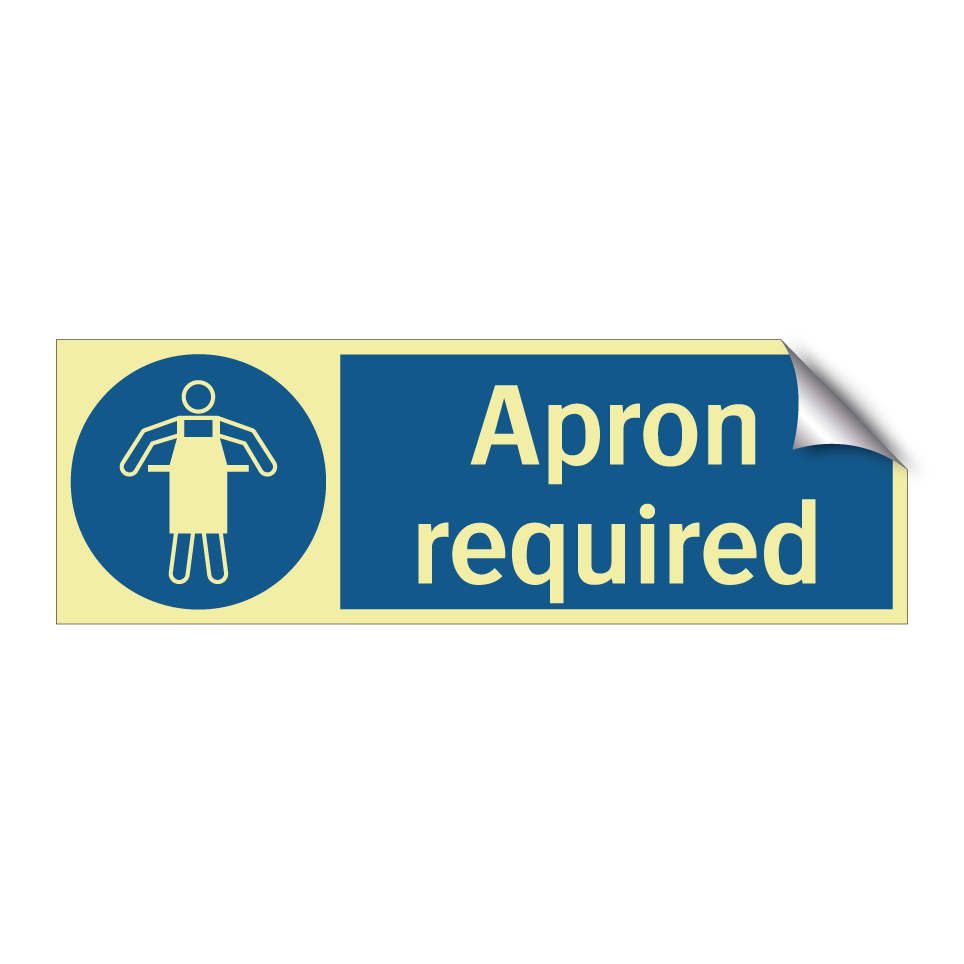 Apron required