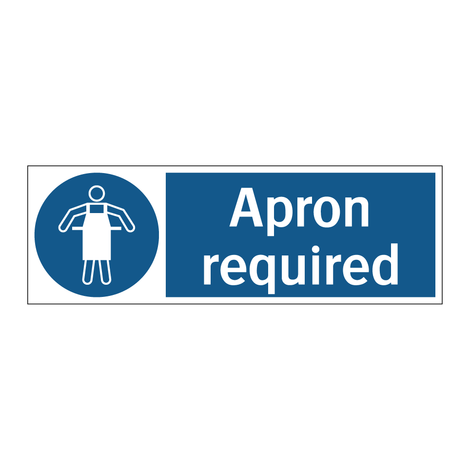 Apron required