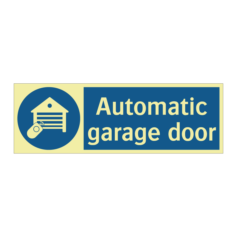 Automatic garage door