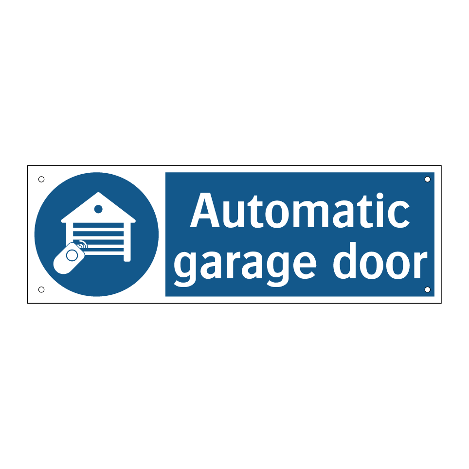 Automatic garage door
