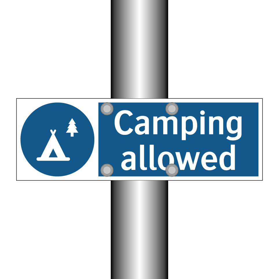 Camping allowed