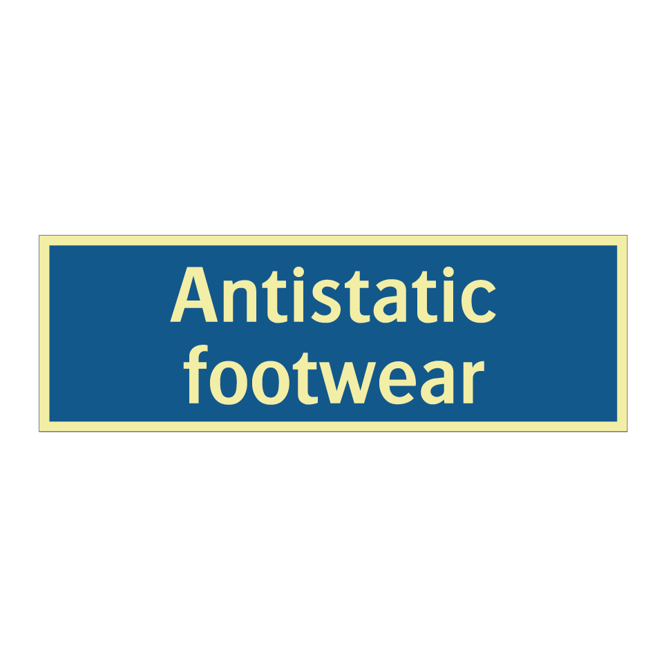 Antistatic footwear