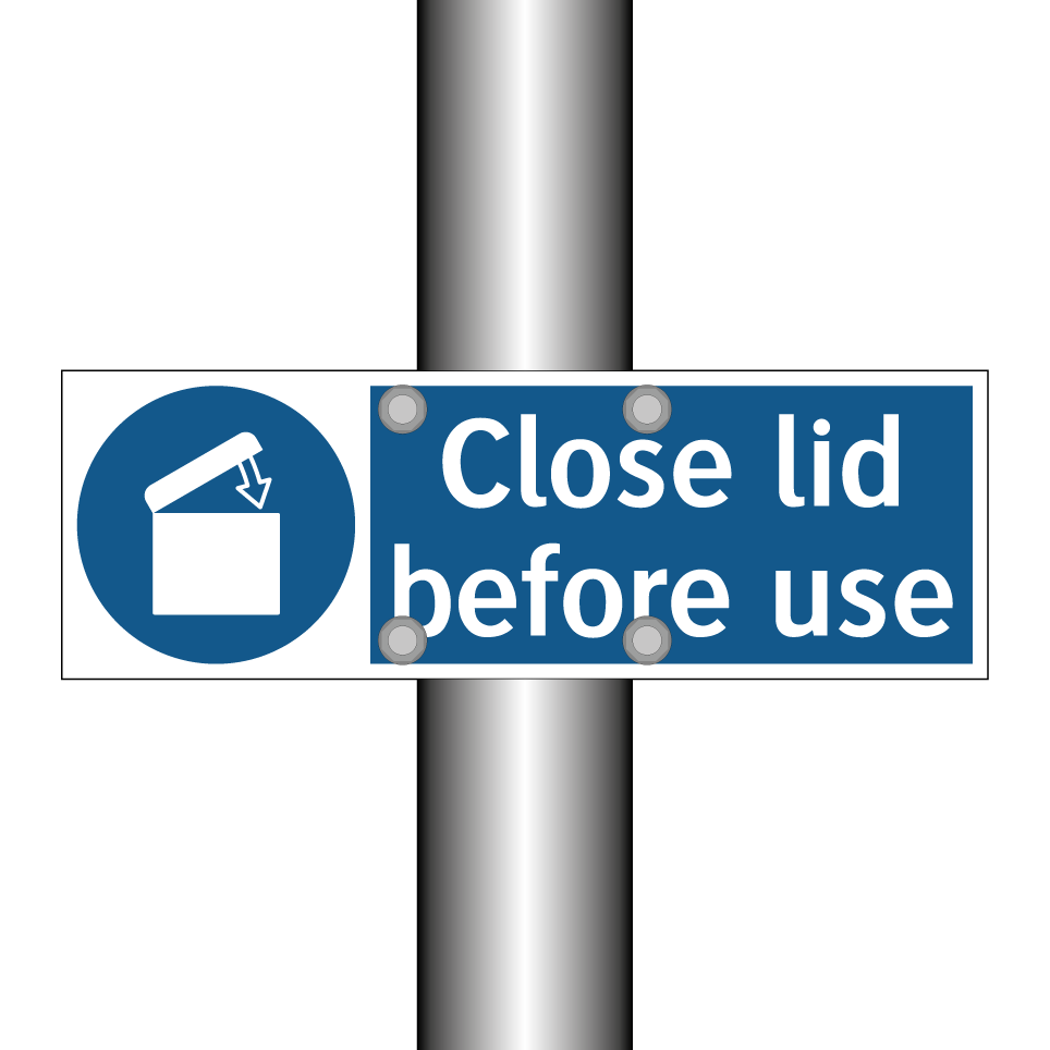Close lid before use