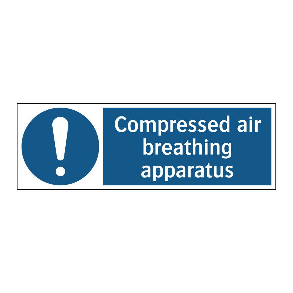 Compressed air breathing apparatus