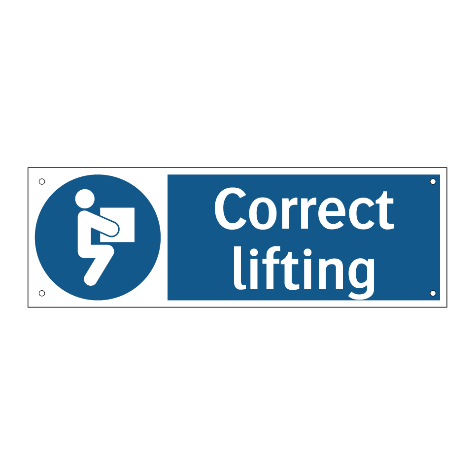 Correct lifting