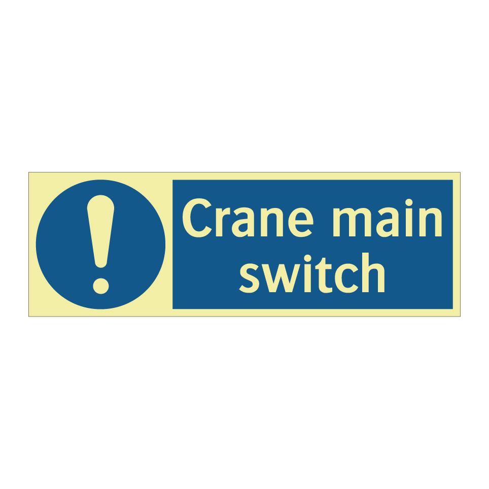 Crane main switch