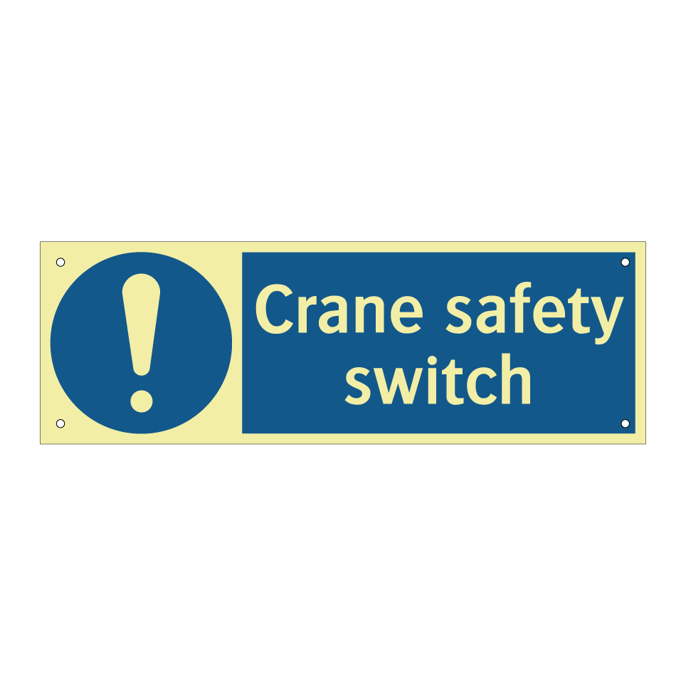 Crane safety switch