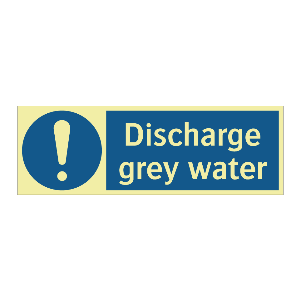 Discharge grey water