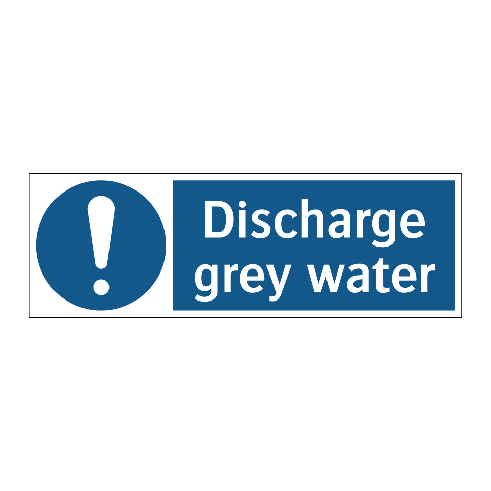 Discharge grey water