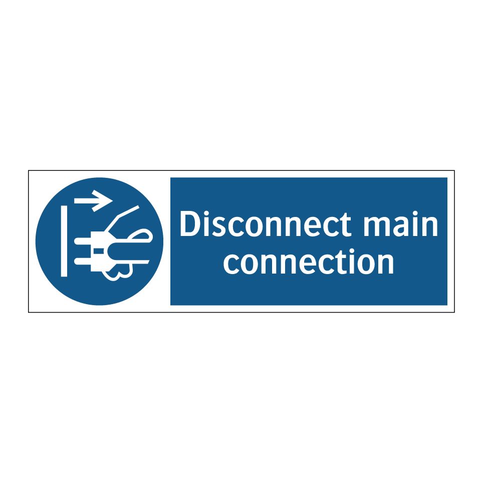 Disconnect main connection