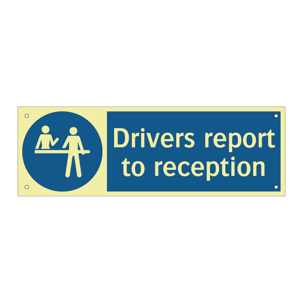 Drivers report to reception