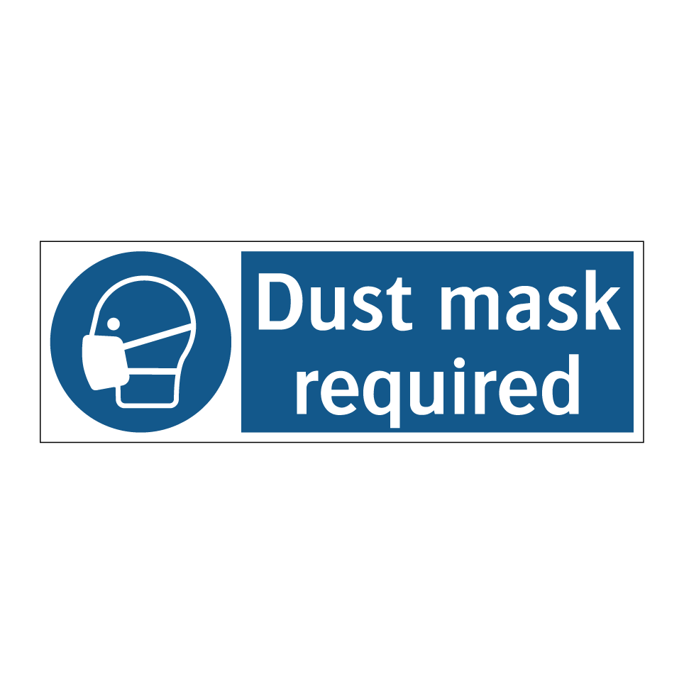 Dust mask required