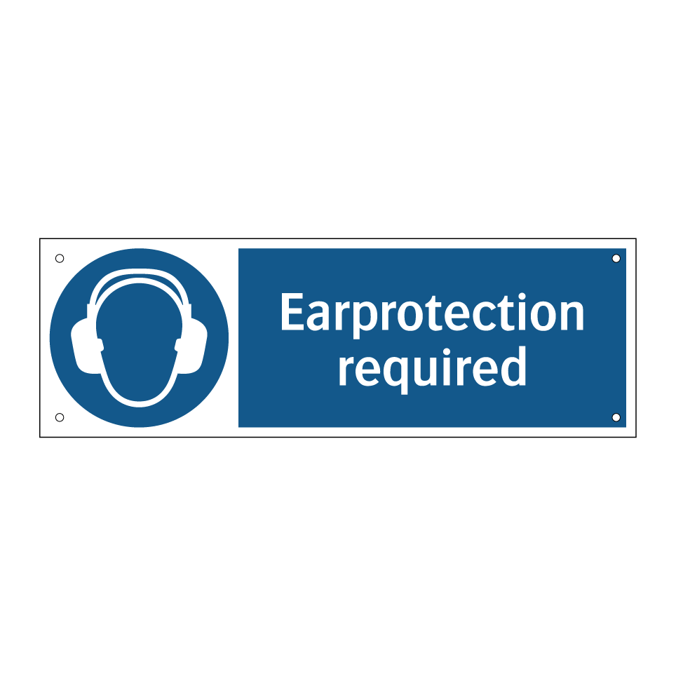 Earprotection required