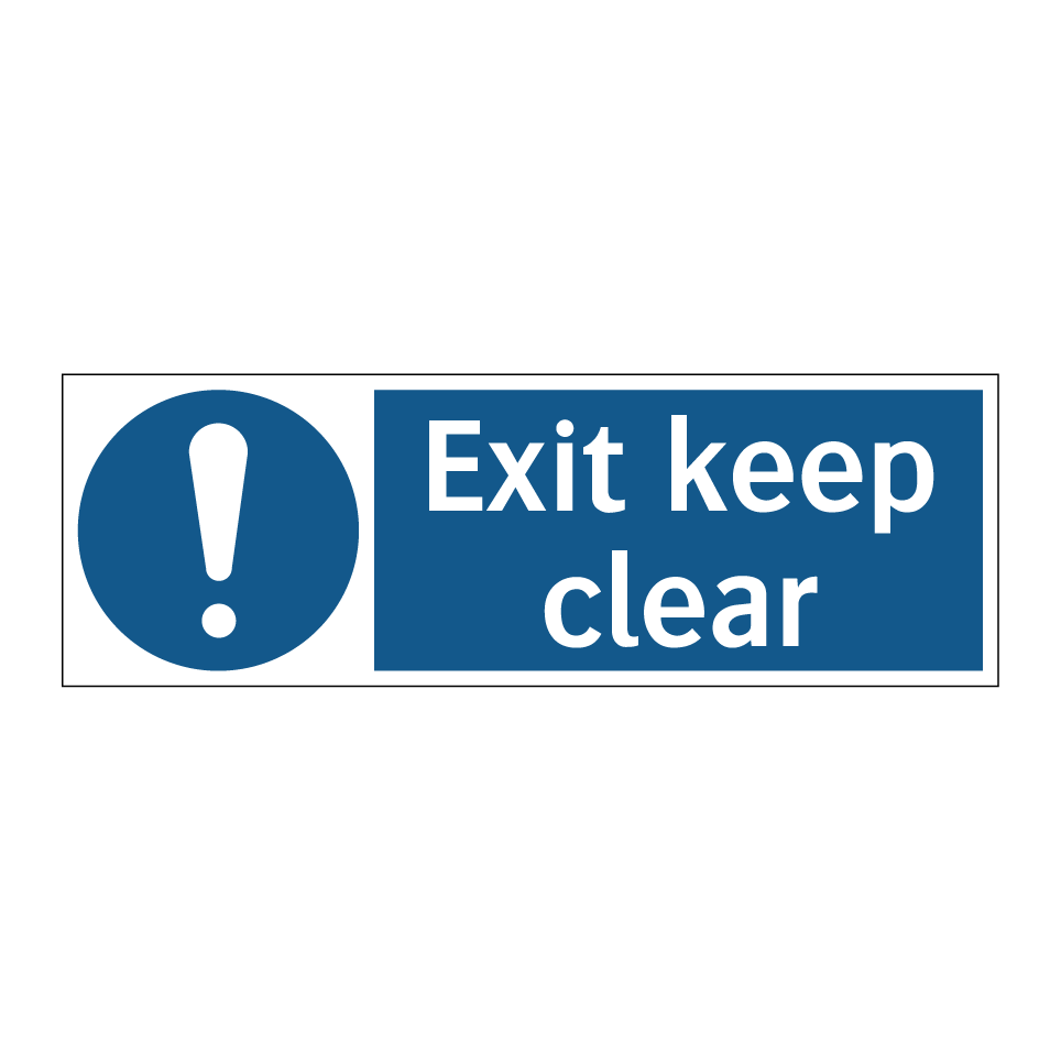 Exit keep clear