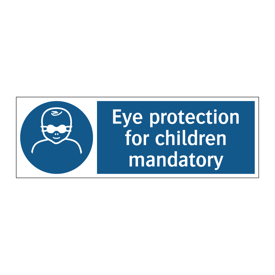 Eye protection for children mandatory