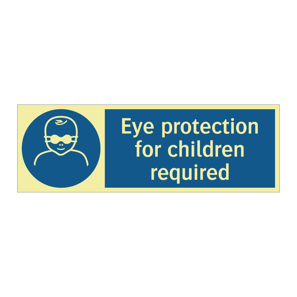 Eye protection for children required