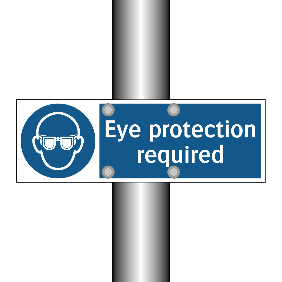 Eye protection required