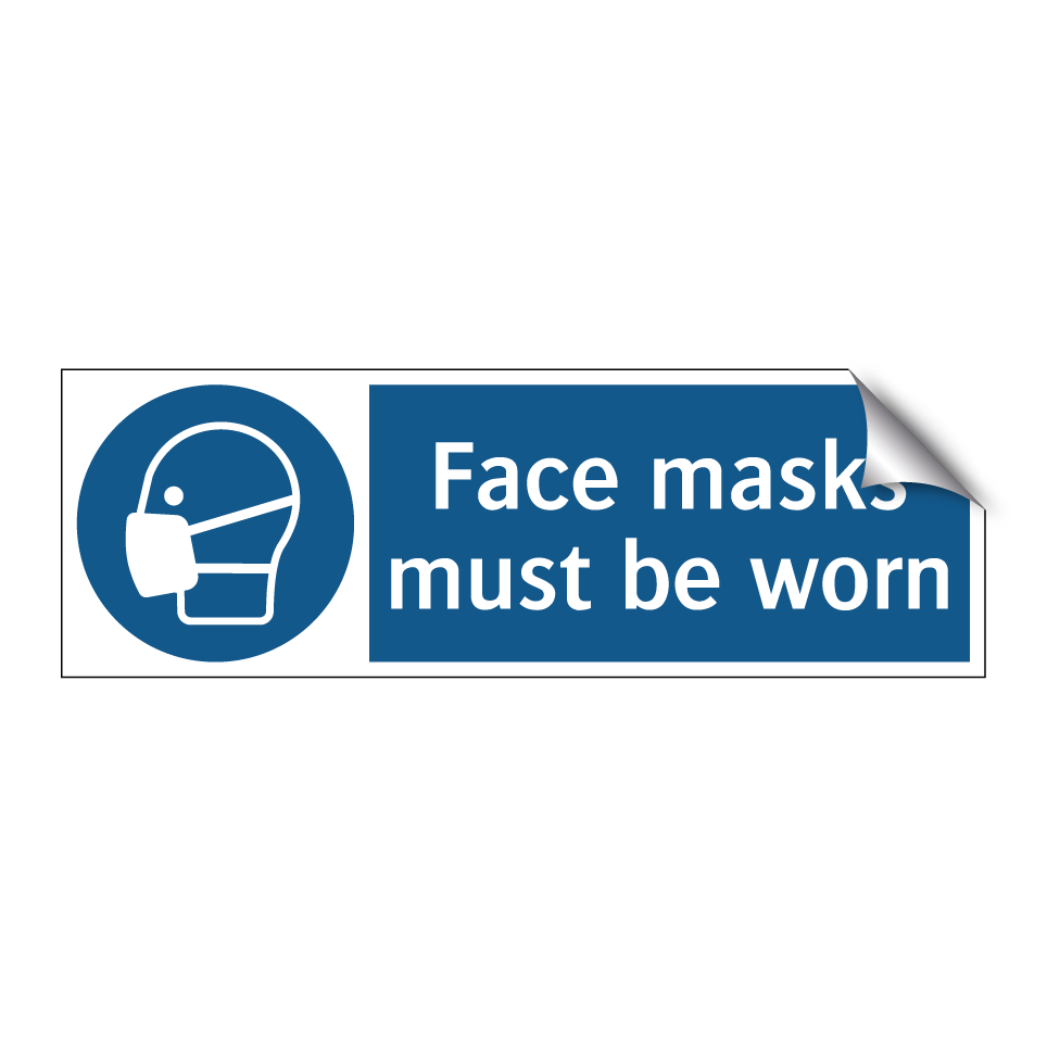 Face masks must be worn