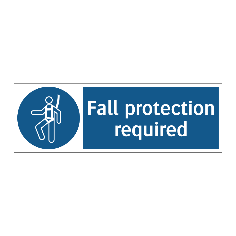 Fall protection required