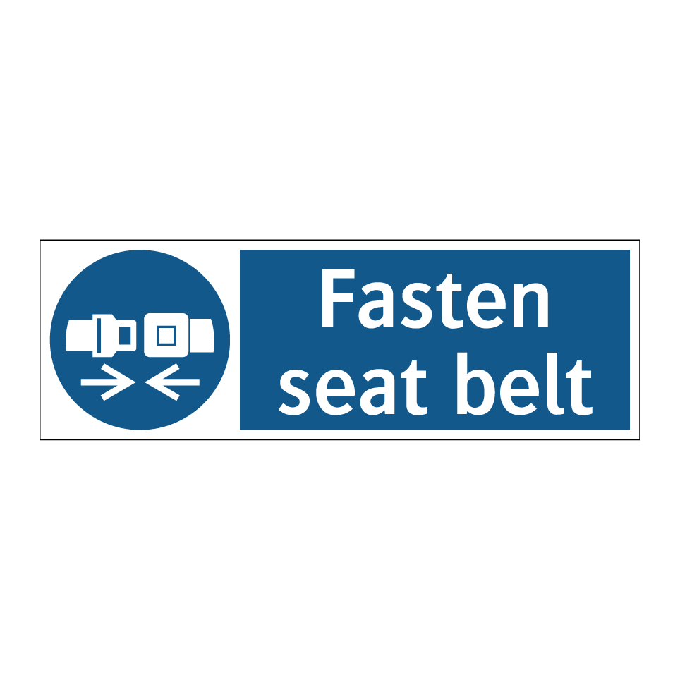 Fasten seat belt