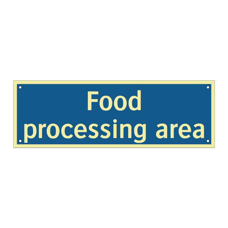 Food processing area