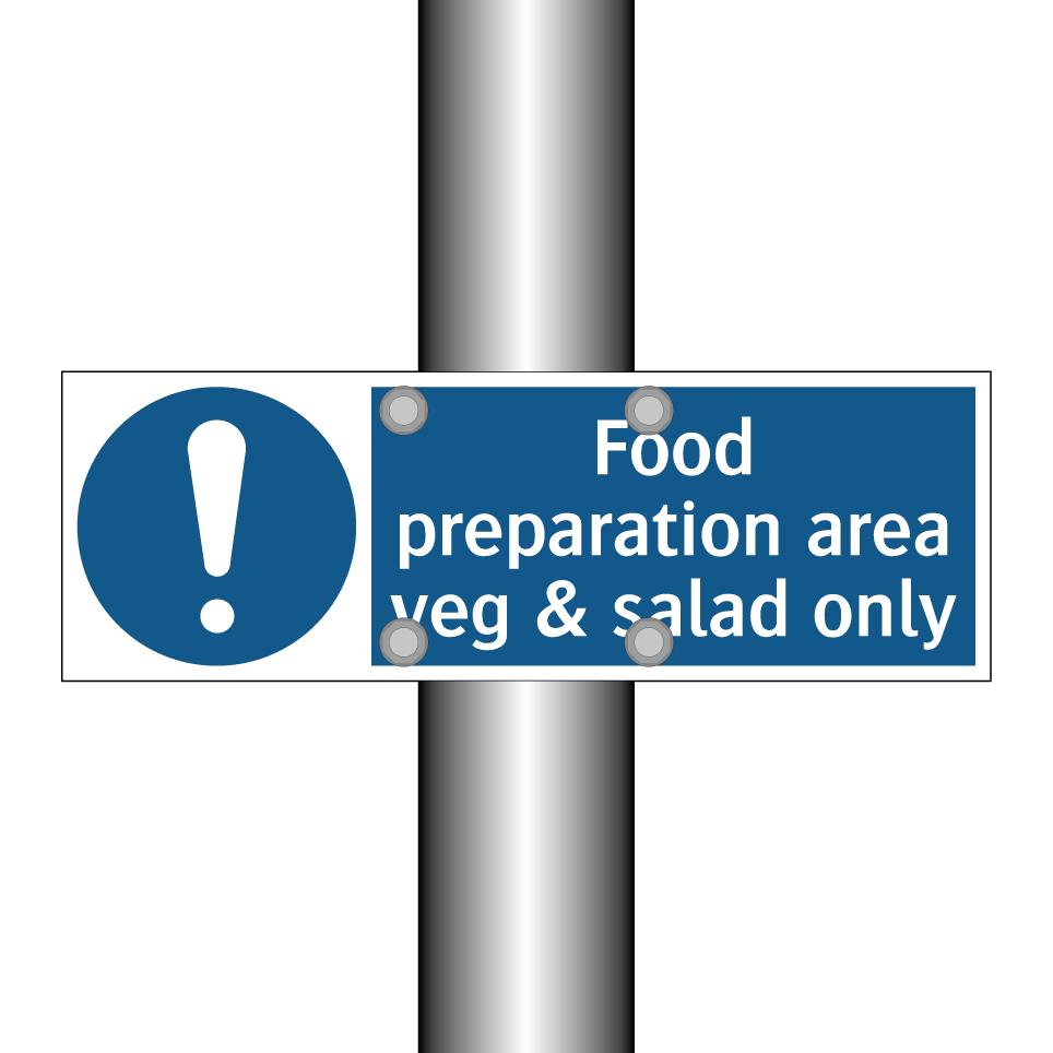 Food preparation area veg & salad only