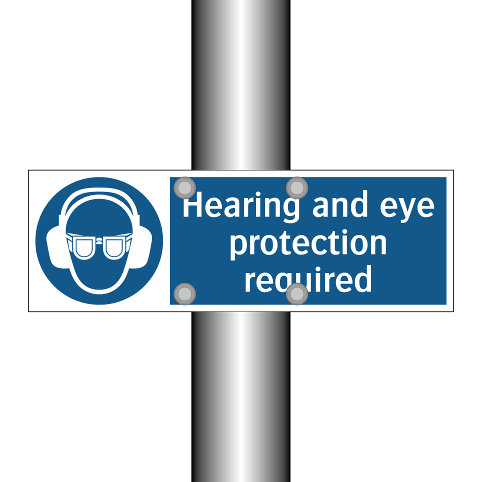 Hearing and eye protection required